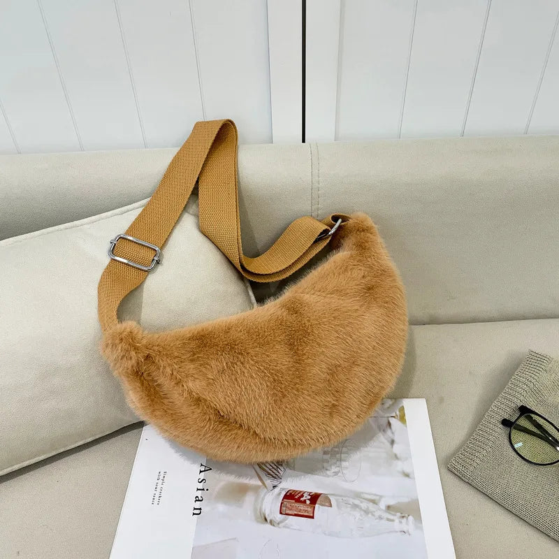 Sac Banane Fourrure Femme – Élégance & Confort Hivernal