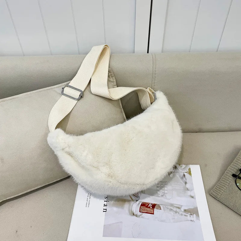 Sac Banane Fourrure Femme – Élégance & Confort Hivernal