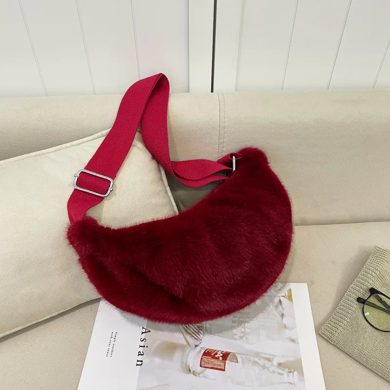 Sac Banane Fourrure Femme – Élégance & Confort Hivernal