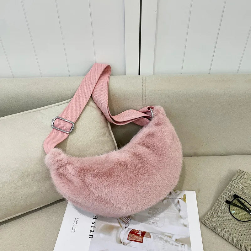 Sac Banane Fourrure Femme – Élégance & Confort Hivernal