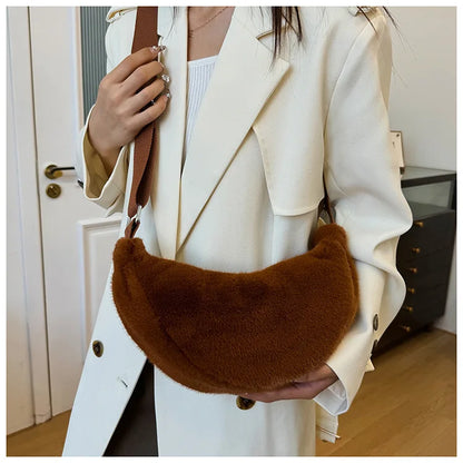 Sac Banane Fourrure Femme – Élégance & Confort Hivernal