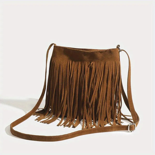 Sac à Bandoulière Bohème pour Femme à Franges