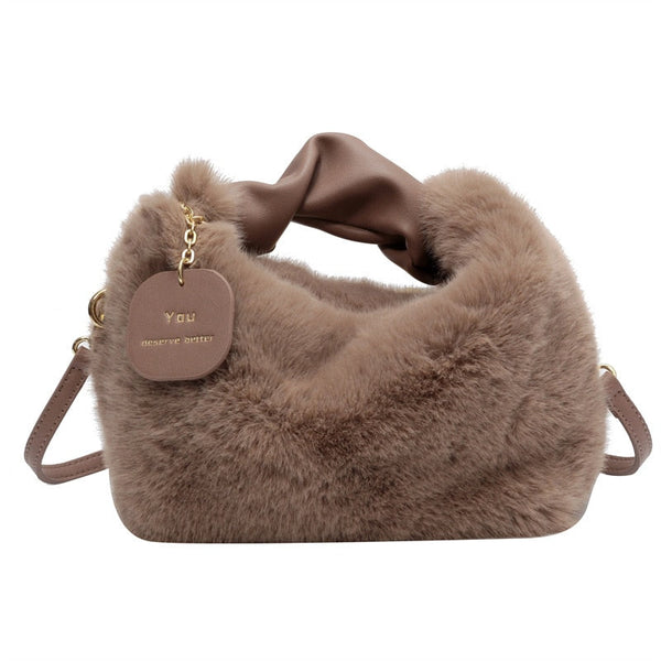 Sac Bandoulière Fourrure Femme - Luxe Éthique & Hivernal