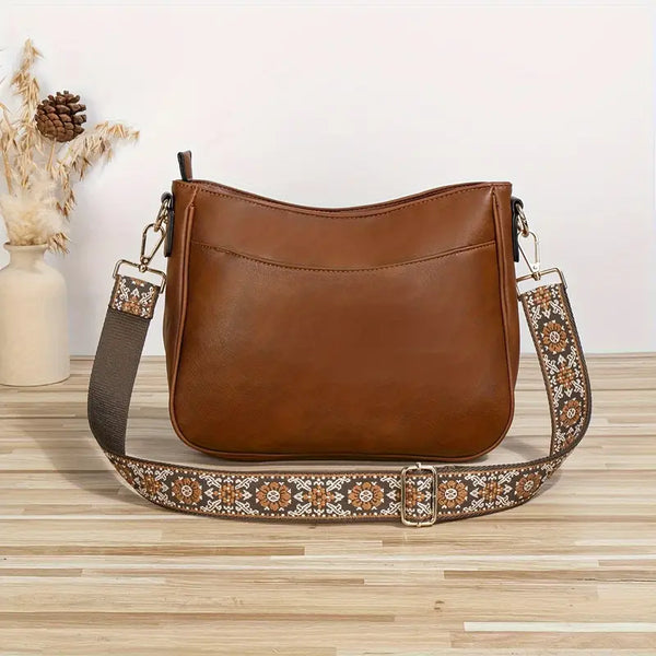 Sac Bandoulière Femme en Cuir Végan – Style Quotidien Élégant