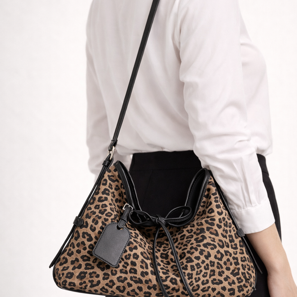 Sac à bandoulière Léopard Élégant pour Femmes
