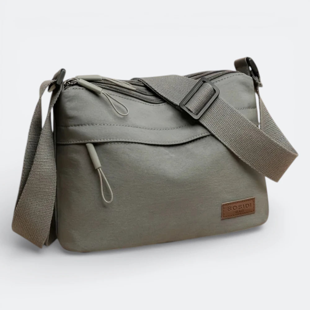 Sac Bandoulière Bretelle Épaisse Gris - | AïtaVia