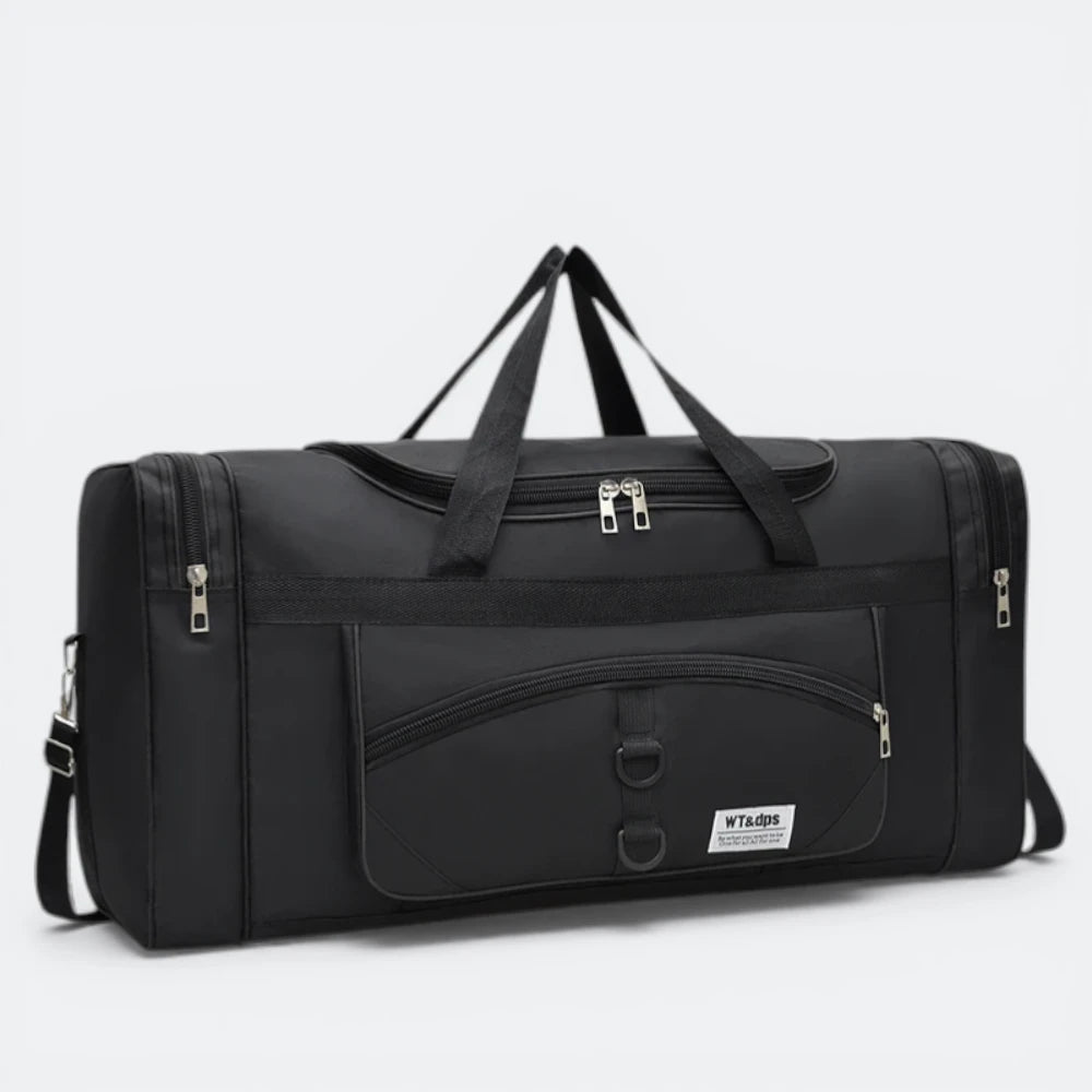 Sac Bandoulière Grand Format Homme Noir - | AïtaVia
