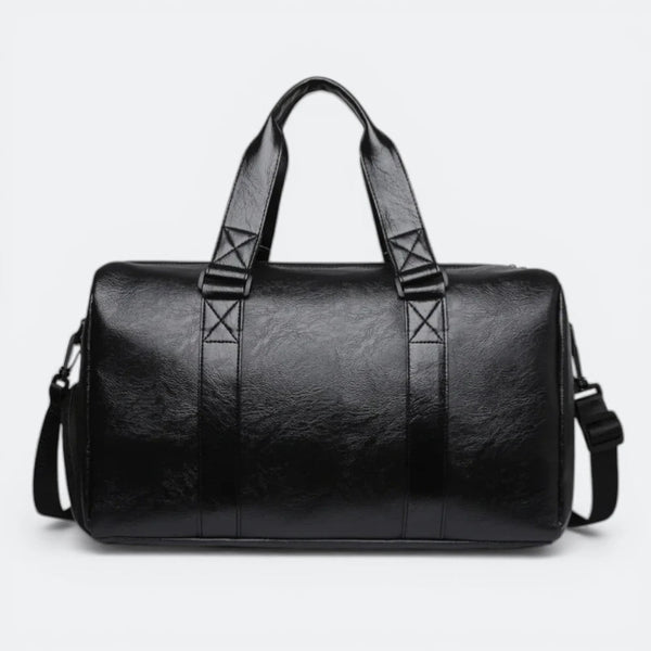 Sac Bandoulière pour Homme en Cuir Noir - | AïtaVia