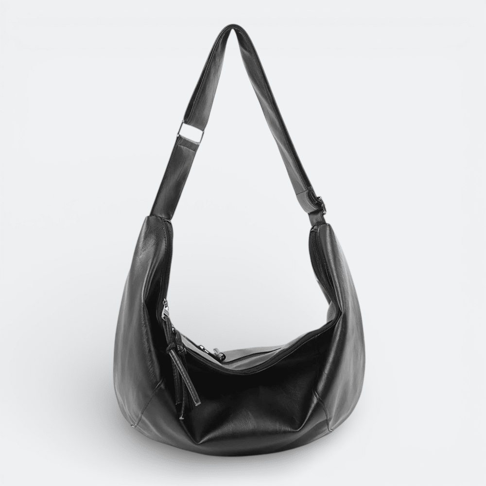 Sac Bandoulière Souple Homme Noir - | AïtaVia