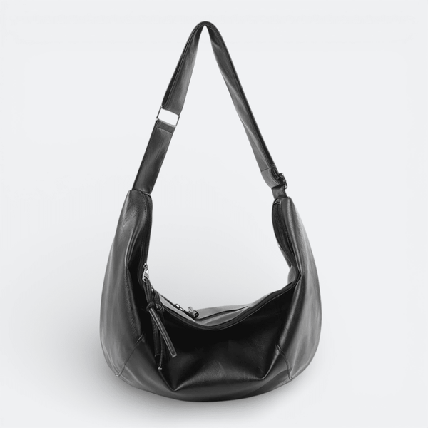 Sac Bandoulière Souple Homme Noir - | AïtaVia