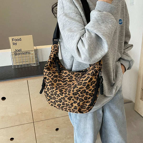 Sac Besace Femme Léopard – Style Urbain Tendance