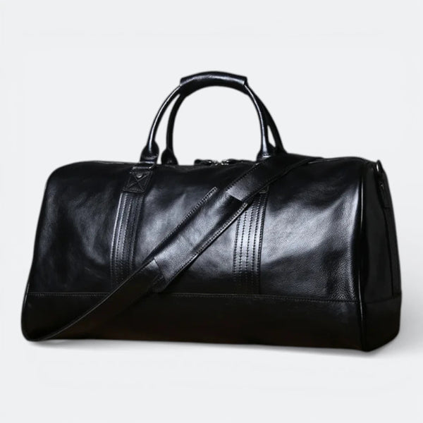 Sac Cuir Homme Voyage Cuir de Vachette Noir - | AïtaVia