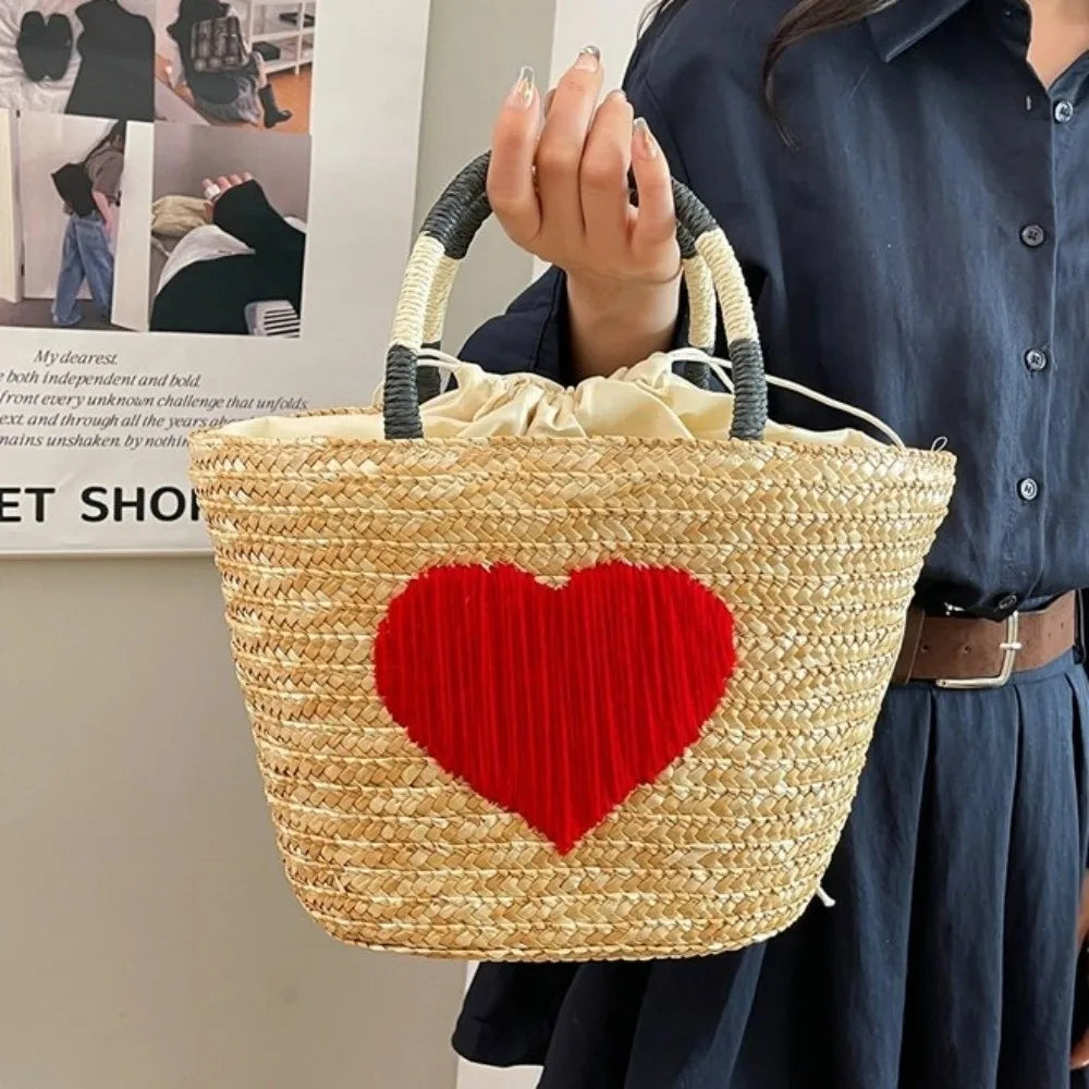 Sac de Plage Brodé pour Femmes - Style Estival