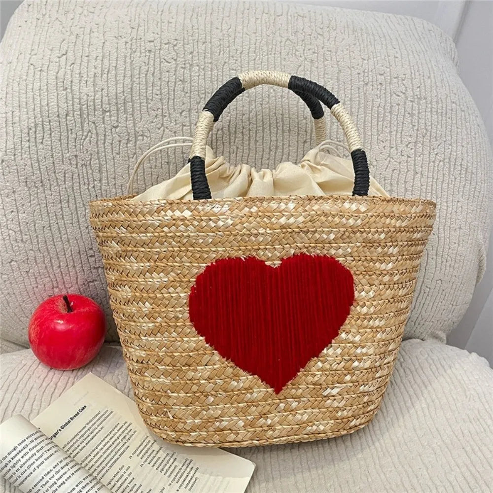 Sac de Plage Brodé pour Femmes - Style Estival