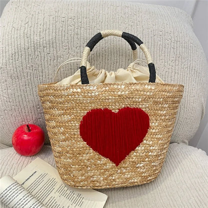 Sac de Plage Brodé pour Femmes - Style Estival