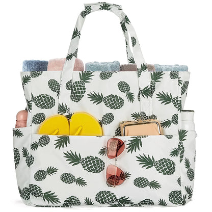 Sac de Plage Femme XXL Imperméable – Spacieux et Stylé