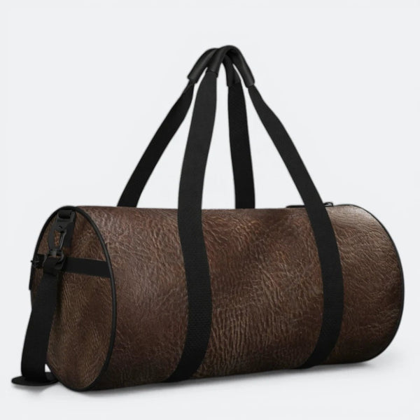 Sac de Sport Homme Cuir Marron Brun Café - | AïtaVia