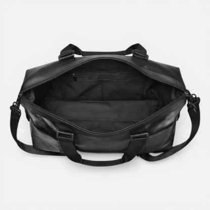 Sac de Sport Homme Cuir Noir Noir - | AïtaVia
