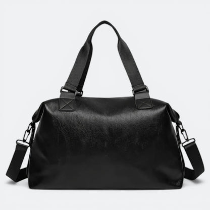 Sac de Sport Homme Cuir Noir Noir - | AïtaVia