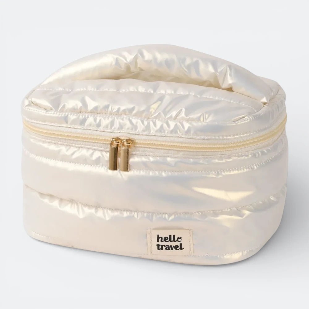 Sac de Toilette Etanche Beige Ivoire - | AïtaVia