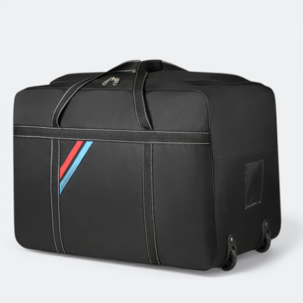 Sac de Voyage à Roulettes Grande Capacité Noir Charbon - | AïtaVia