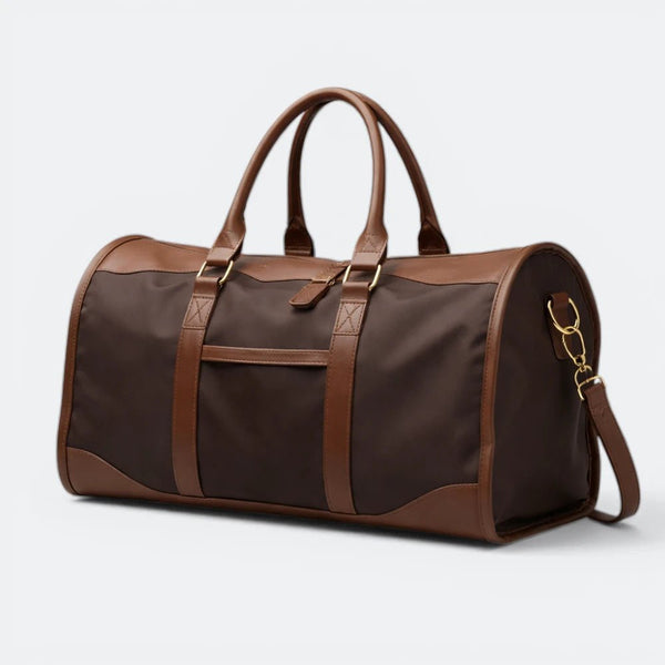 Sac de Voyage Cuir Femme Luxe Brun Ébène - | AïtaVia