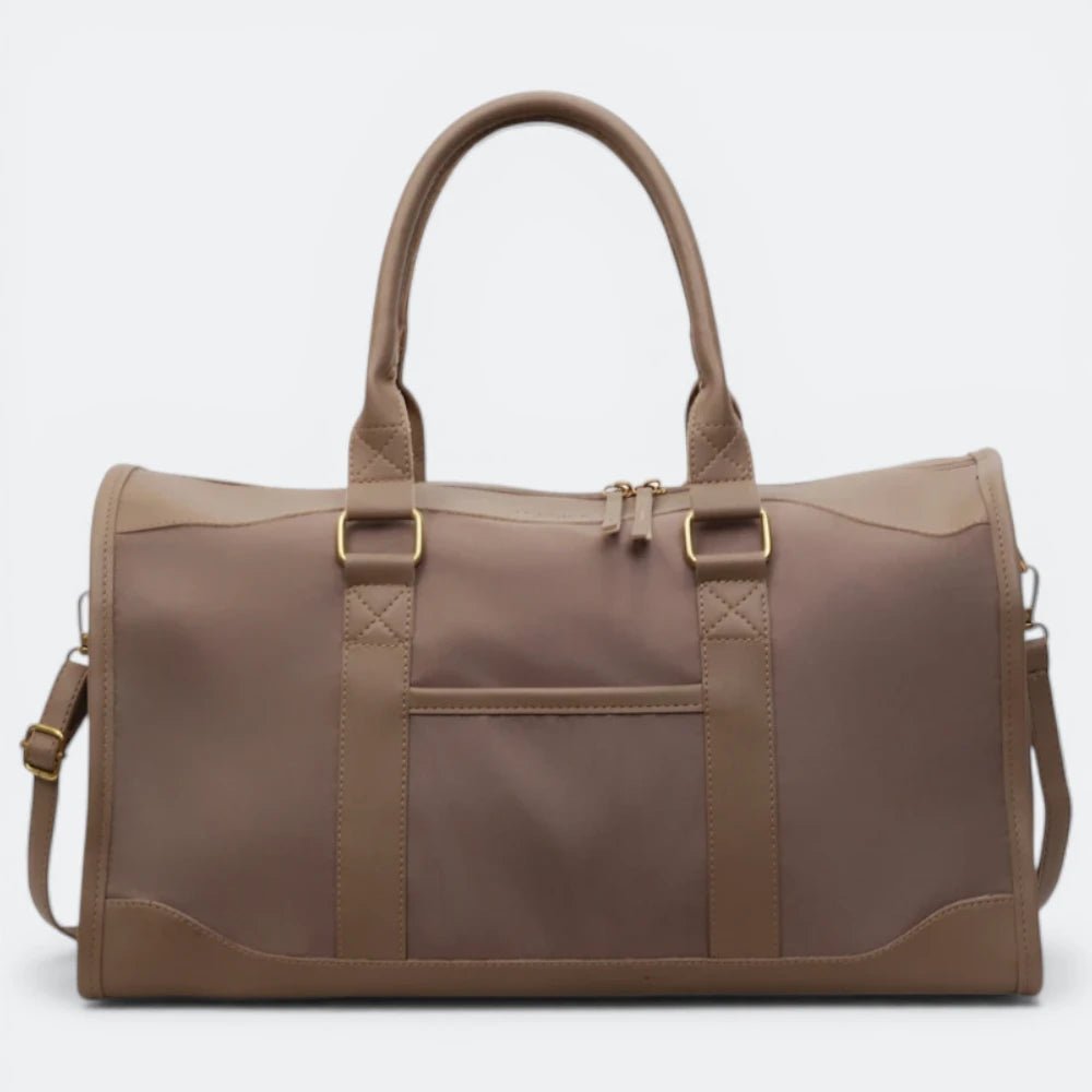 Sac de Voyage Cuir Femme Luxe Brun Patiné - | AïtaVia