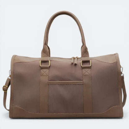 Sac de Voyage Cuir Femme Luxe Brun Patiné - | AïtaVia