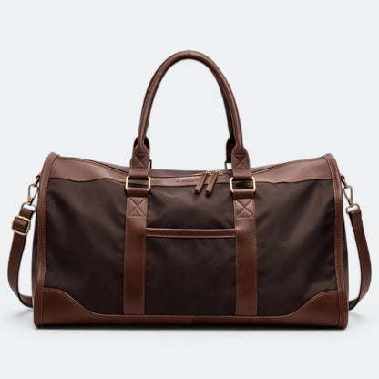 Sac de Voyage Cuir Femme Luxe Brun Patiné - | AïtaVia