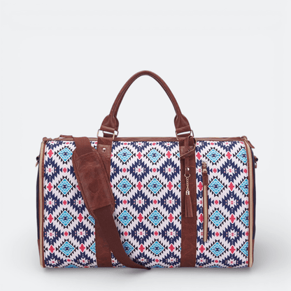 Sac de Voyage Pliable Extensible Diamants Bleus - | AïtaVia