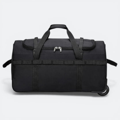 Sac de Voyage Polochon à Roulettes Noir & Bleu Gris - | AïtaVia