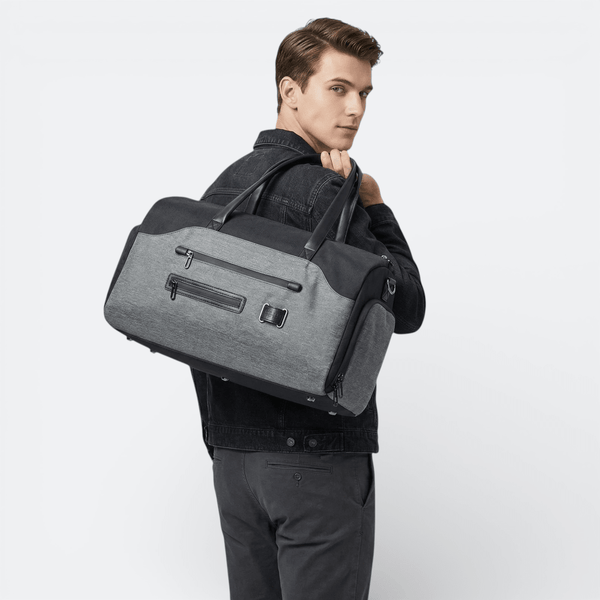 Sac de Voyage Polochon Homme Gris Neutre - | AïtaVia