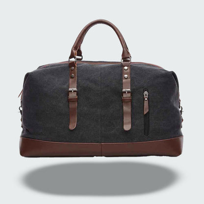 Sac de Voyage Vintage en Toile Cirée – Style et Durabilité Unisexes