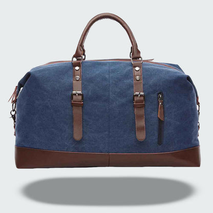 Sac de Voyage Vintage en Toile Cirée – Style et Durabilité Unisexes