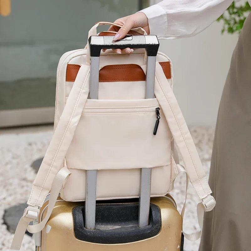 Sac à Dos Femme Élégant pour Ordinateur Portable 13 Pouces