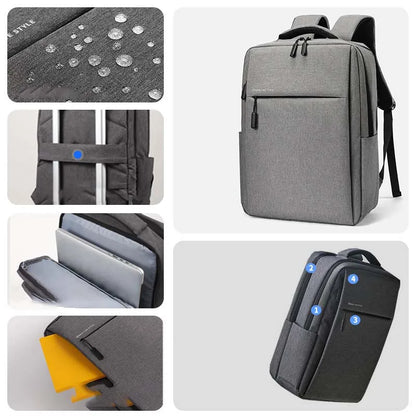 Sac à Dos Unisexe pour Ordinateur Portable 16 Pouces