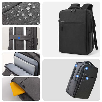 Sac à Dos Unisexe pour Ordinateur Portable 16 Pouces