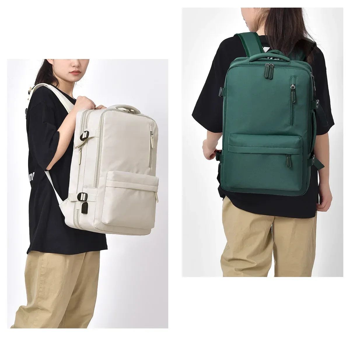 Sac à Dos Voyage Femme Extensible | Bagage Cabine Avion Idéal
