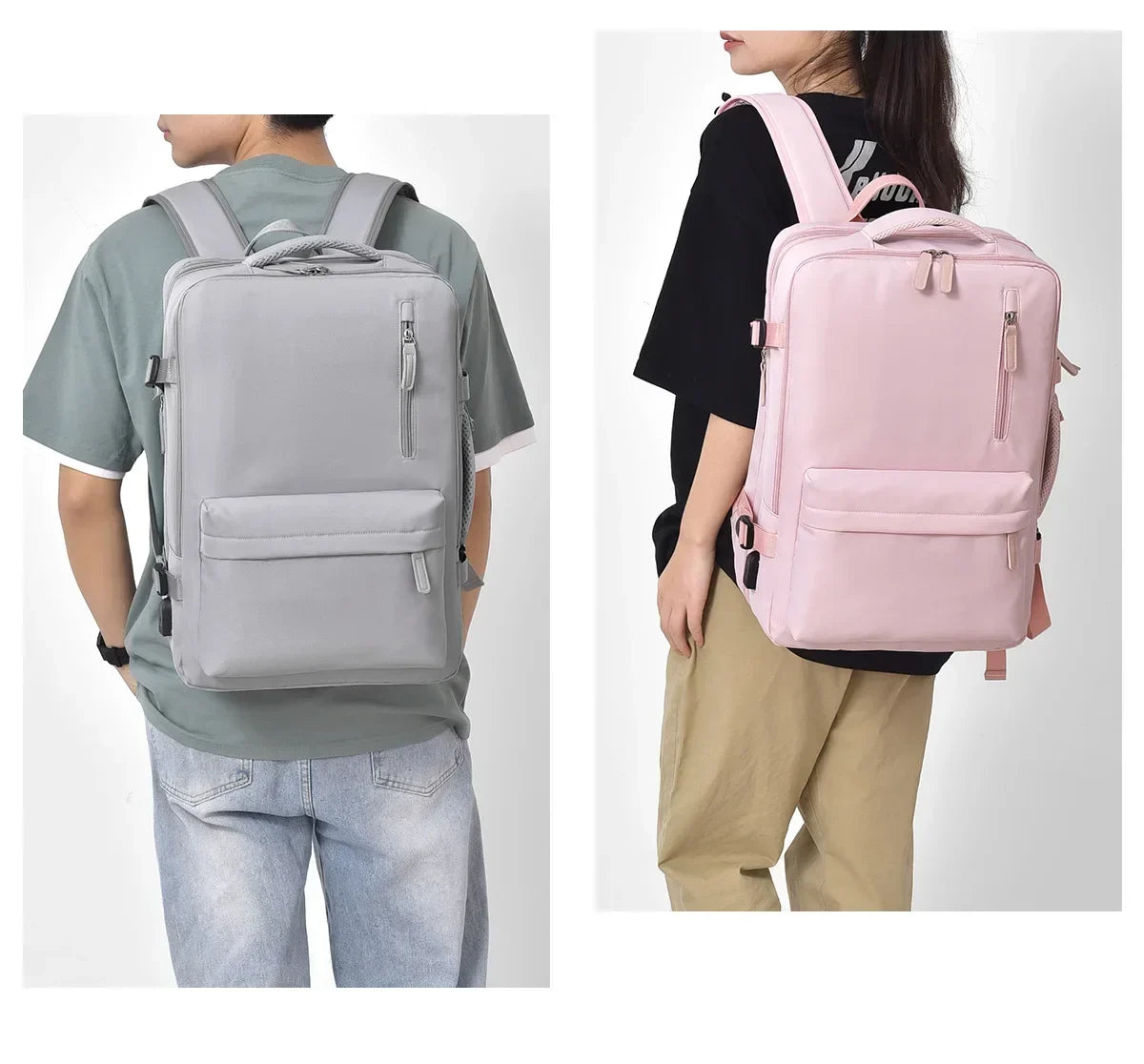 Sac à Dos Voyage Femme Extensible | Bagage Cabine Avion Idéal