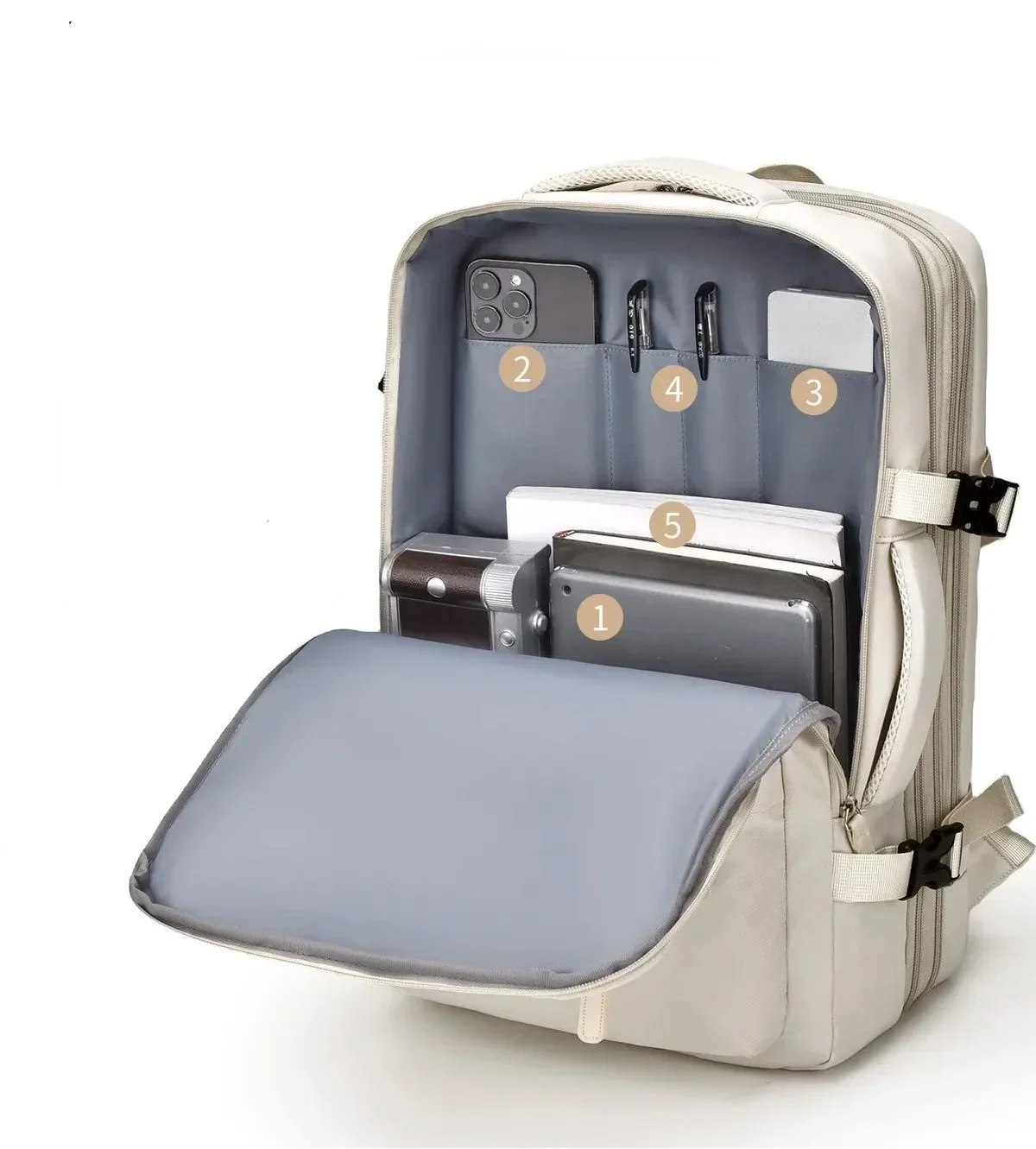 Sac à Dos Voyage Femme Extensible | Bagage Cabine Avion Idéal