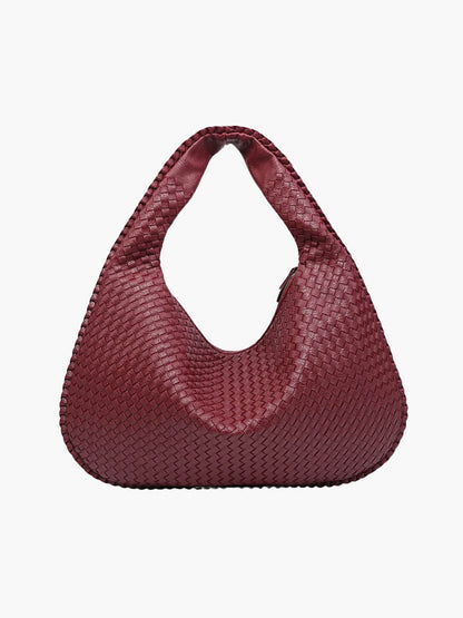 Sac Épaule Tressé Souple | Grand Format Chic | Femmes
