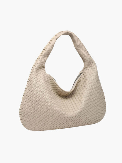 Sac Épaule Tressé Souple | Grand Format Chic | Femmes