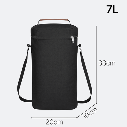 Sac Isotherme pour Bouteilles Noir Charbon - | AïtaVia