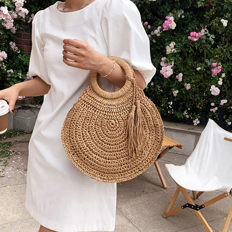 Sac à Main Panier Bohème pour Femmes