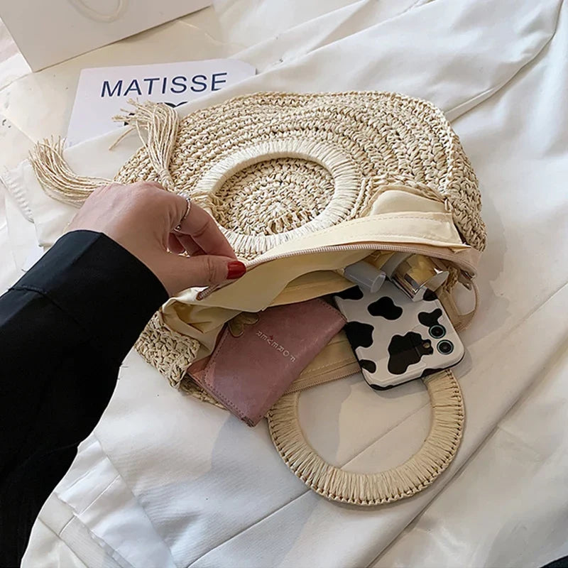 Sac à Main Panier Bohème pour Femmes