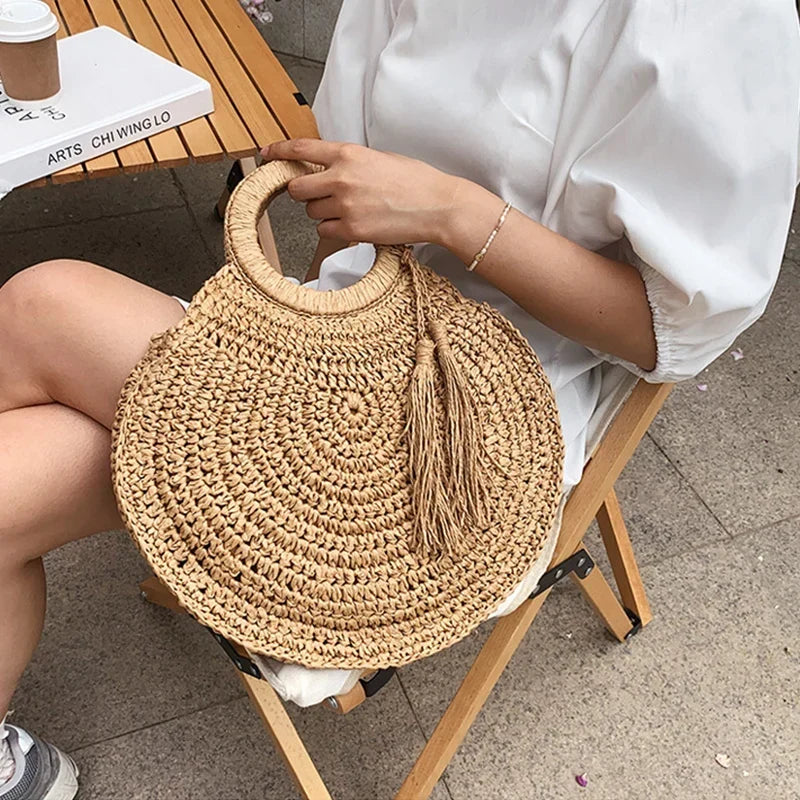 Sac à Main Panier Bohème pour Femmes