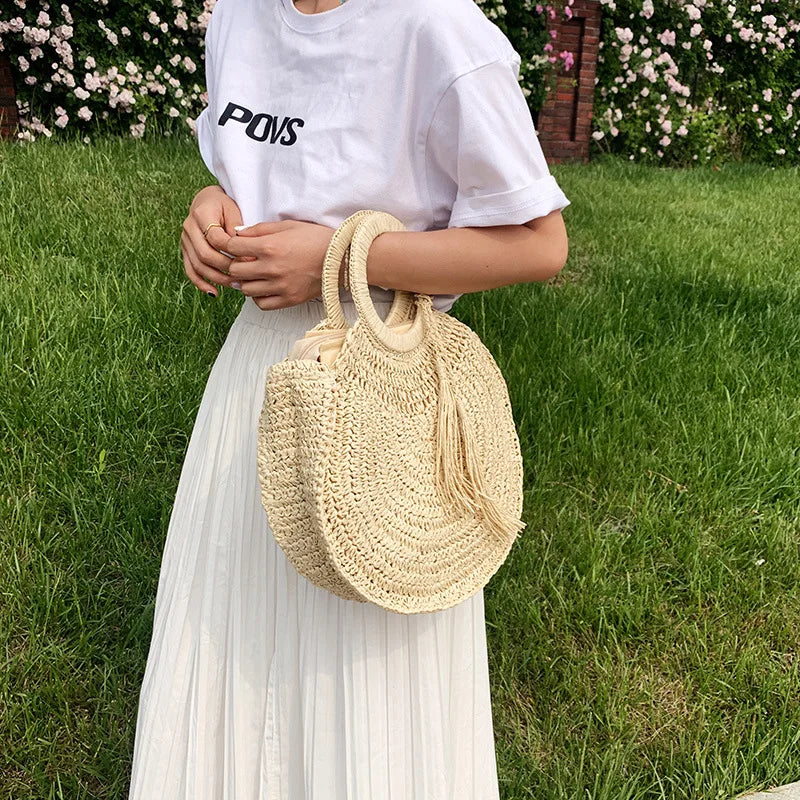 Sac à Main Panier Bohème pour Femmes