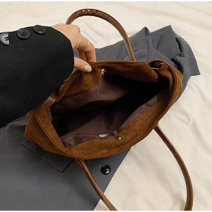 Sac à Main Suédine Élégant pour Femmes - Style Polyvalent