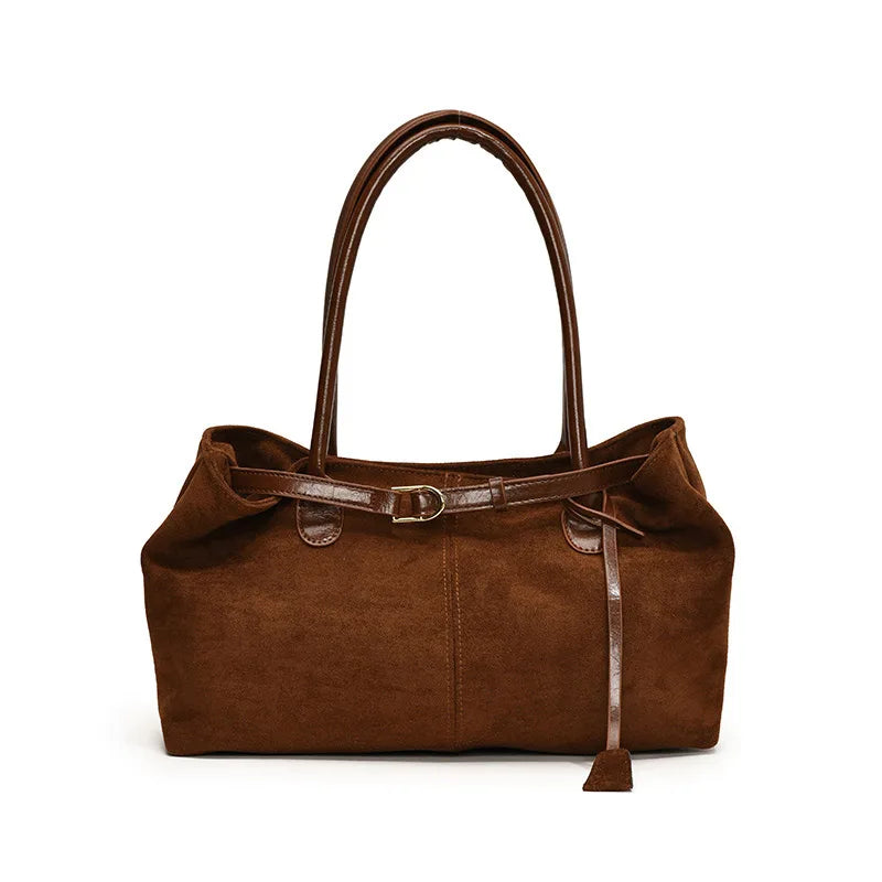 Sac à Main Suédine Élégant pour Femmes - Style Polyvalent