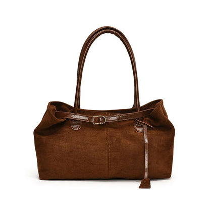 Sac à Main Suédine Élégant pour Femmes - Style Polyvalent